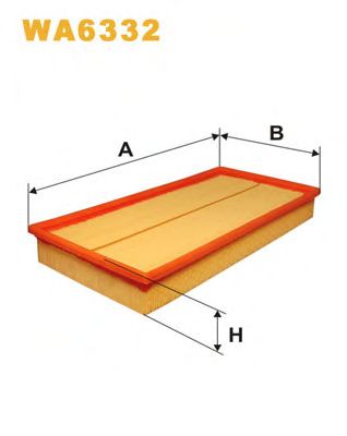 WIX FILTERS wa6332 -  Воздушный фильтр